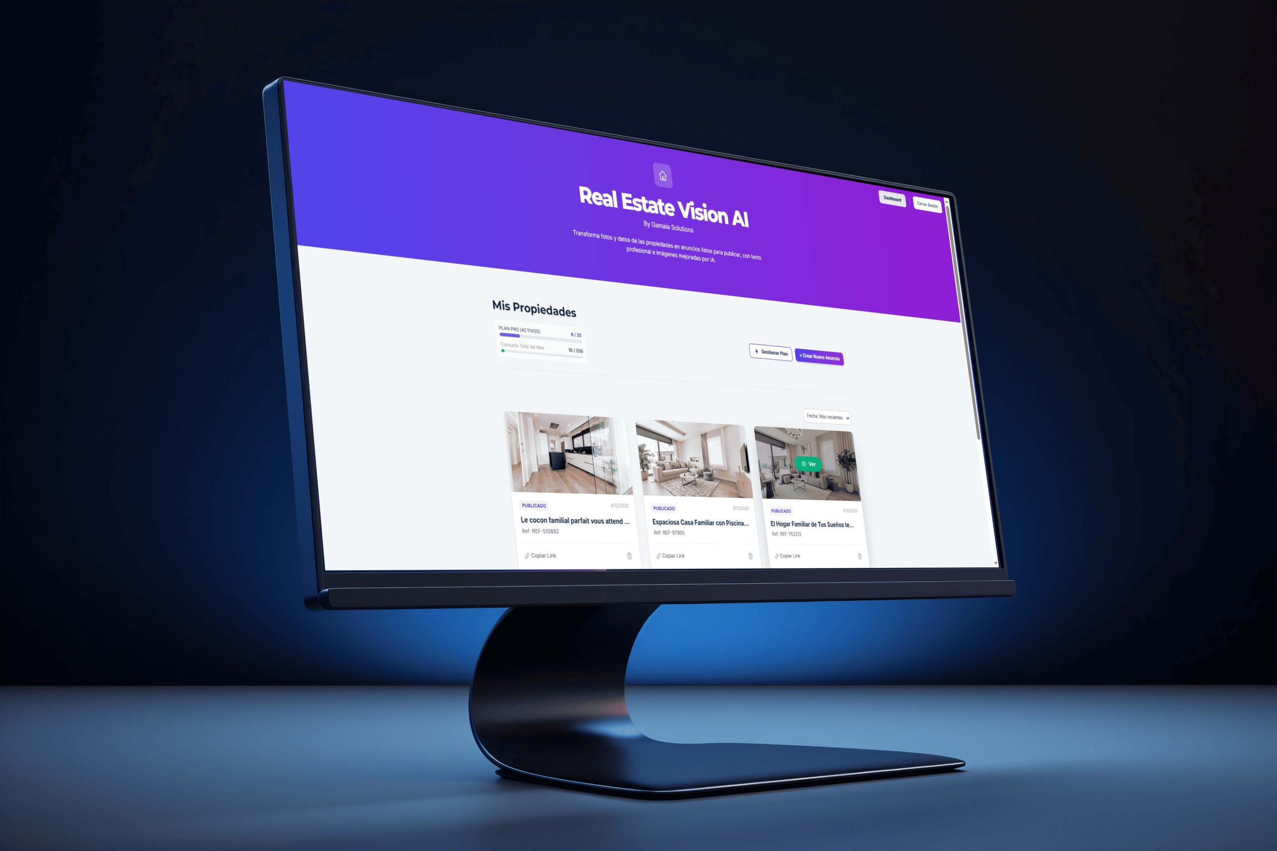 Real Estate Vision AI. Aplicación para automatizar anuncios inmobiliarios.